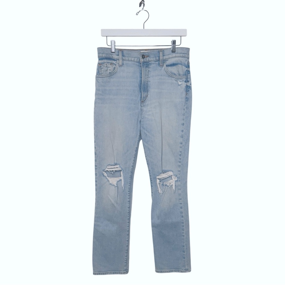 FAVORITE DAUGHTER THE VALENTINA CIGARETTE ANKLE DISTRESSED JEANS SZ 29/8